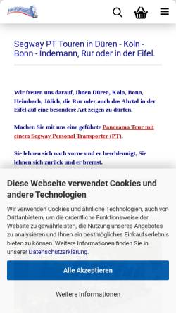 Vorschau der mobilen Webseite www.fun-flitzer.de, Rur-Flitzer.de - Boris Malz