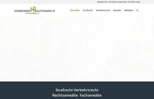 Vorschau von www.hwpg.de, HWPG Heimbürger & Partner - Rechtsanwälte und Steuerberater