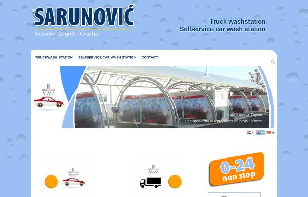 Vorschau von www.sarunovic.hr, LKW Waschzentrum Sarunovic
