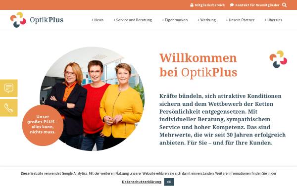 Vorschau von optikplus.com, OptikPlus Marketing Ring