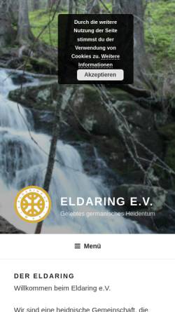 Vorschau der mobilen Webseite www.eldaring.de, Eldaring