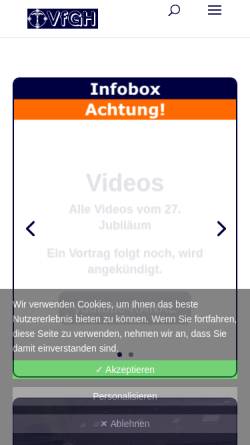 Vorschau der mobilen Webseite www.vfgh.de, Verein für germanisches Heidentum e.V.