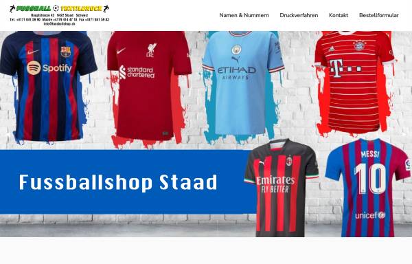 Vorschau von www.fussballshop.ch, Fussballshop Rorschach