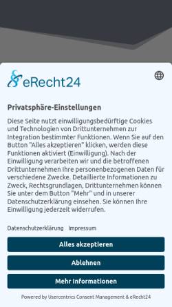 Vorschau der mobilen Webseite www.nichtraucher.net, Aktionskreis Stuttgarter Nichtraucher e.V.