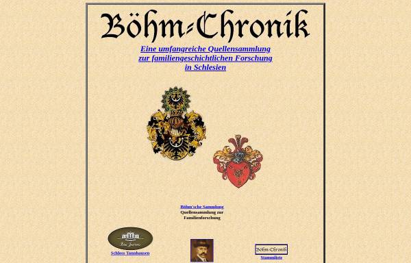Vorschau von www.boehm-chronik.com, Böhm-Chronik