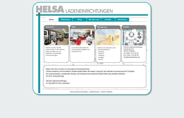 Vorschau von www.helsaladenbau.de, Helsa Ladeneinrichtungen