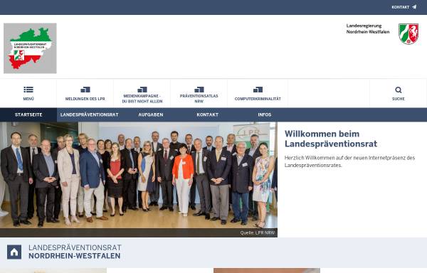 Vorschau von www.lpr.nrw.de, Landespräventionsrat Nordrhein-Westfalen