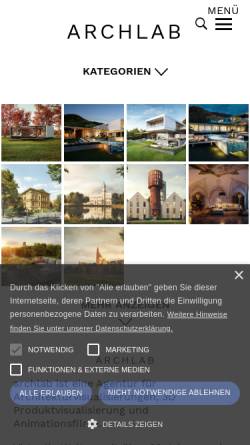 Vorschau der mobilen Webseite www.archlab.de, archlab