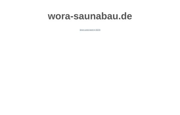Vorschau von www.wora-saunabau.de, WORA Saunabau - Elke Rappenegger