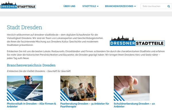 Vorschau von www.dresdner-stadtteile.de, Dresdner Stadtteile