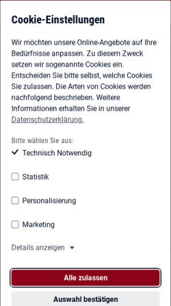 Vorschau der mobilen Webseite infobub.arbeitsagentur.de, Winzermeister / Winzermeisterin