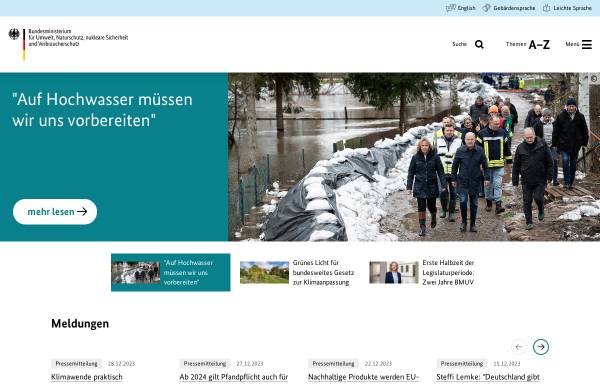 Vorschau von www.bmu.de, Bundesministerium für Umwelt, Naturschutz und Reaktorsicherheit (Deutschland) - Abfallwirtschaft: Aktuelle Meldungen im Überblick