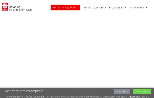 Vorschau von www.beratung-caritasnet.de, Diözesan-Caritasverband für das Erzbistum Köln e.V., Online-Beratung