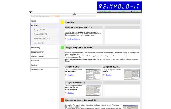 Vorschau von www.reinhold-it.de, Reinhold-IT