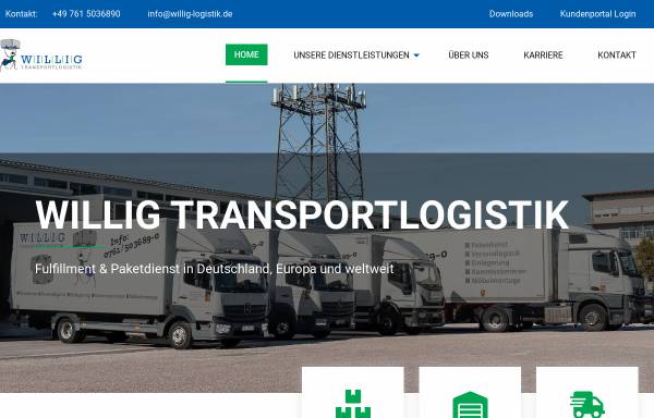 Vorschau von www.willig-gruppe.de, Willig Transportlogistik / Per Velo Logistik