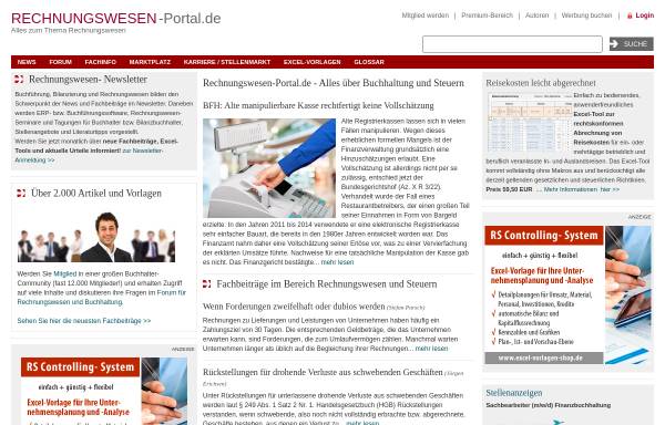 Vorschau von www.rechnungswesen-portal.de, Rechnungswesen-Portal.de