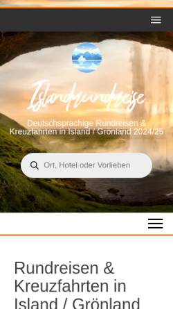 Vorschau der mobilen Webseite www.islandtagebuch.de, Reisetagebuch Island 2004 [Torsten Seeliger]
