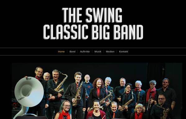 Vorschau von www.swingclassicbigband.ch, The Swing Classic Big Band, Cham