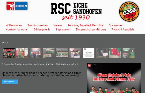 Vorschau von www.rsc-eiche-sandhofen.de, RSC Eiche Sandhofen 1930 e.V.