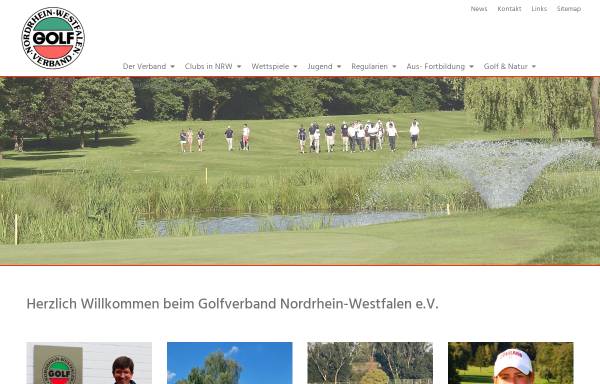 Vorschau von www.gvnrw.de, Golfverband Nordrhein-Westfalen e.V.