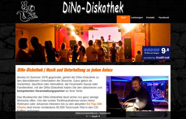 Vorschau von www.dino-diskothek.com, DiNo - Diskothek
