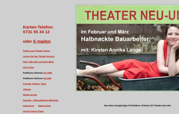 Vorschau von www.theater-neu-ulm.de, AuGuS-Theater Neu-Ulm