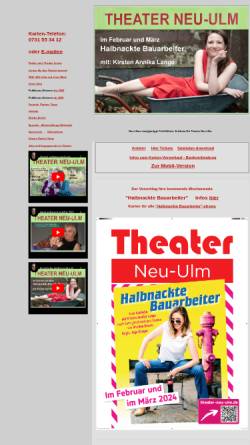Vorschau der mobilen Webseite www.theater-neu-ulm.de, AuGuS-Theater Neu-Ulm