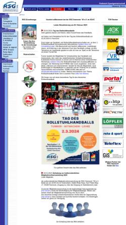 Vorschau der mobilen Webseite www.rsghannover.de, Rollstuhl Sportgemeinschaft Hannover '94 e.V.