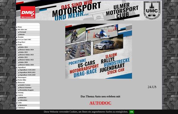 Vorschau von www.umc-ulm.de, Ulmer Motorsport Club e. V. im DMV
