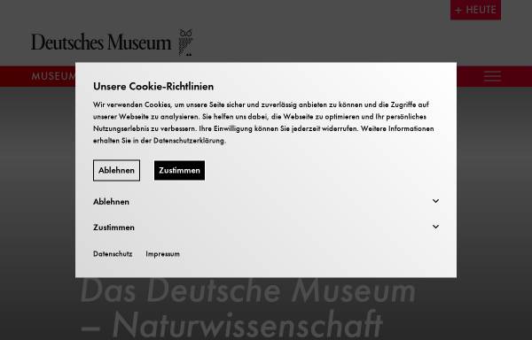Vorschau von www.deutsches-museum.de, Deutsches Museum
