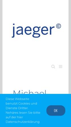 Vorschau der mobilen Webseite www.michael-jaeger.net, Michael Jäger