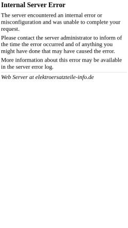 Vorschau der mobilen Webseite www.elektroersatzteile-info.de, Cuxhavener-Elektro-Service