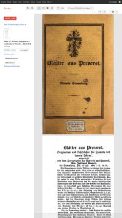 Vorschau der mobilen Webseite books.google.de, Kerner, Justinus., Blätter aus Prevorst. Neunte Sammlung