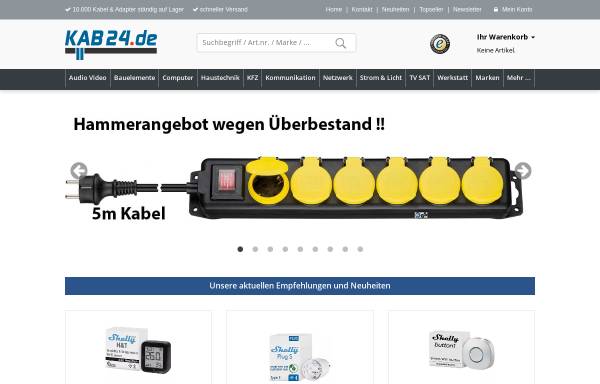 Vorschau von www.kab24.de, Kab24 Koch Electronic