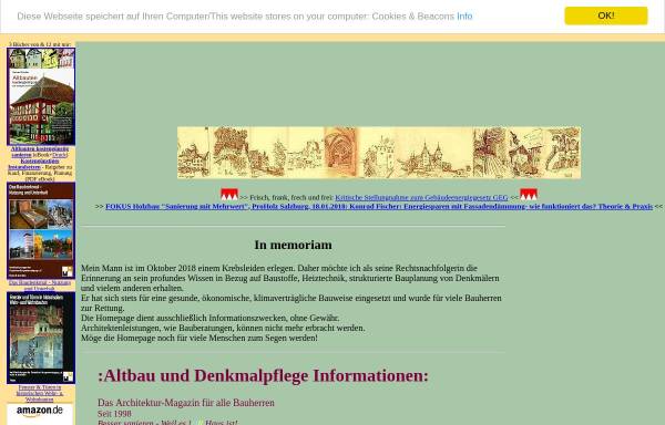 Vorschau von www.konrad-fischer-info.de, Dipl.-Ing. Konrad Fischer und Architekt Byak