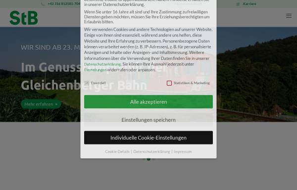 Vorschau von www.stlb.at, Steiermärkische Landesbahnen