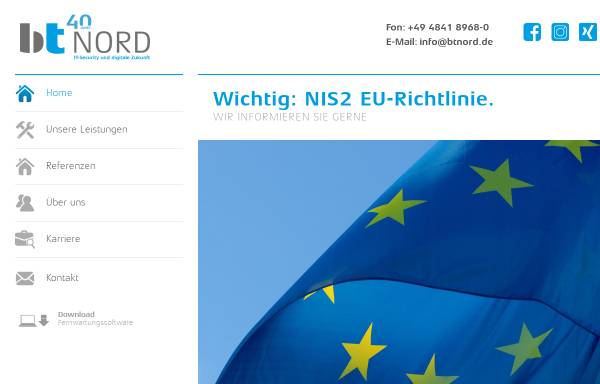 Vorschau von www.btnord.de, Bürotechnik Nord GmbH