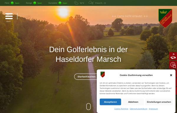 Vorschau von www.gcgh.de, Golfplatz GC Gut Haseldorf e.V.