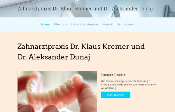 Dr. Klaus Kremer und Dr. Aleksander Dunaj