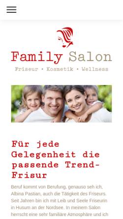 Vorschau der mobilen Webseite www.family-salon.de, Family Salon