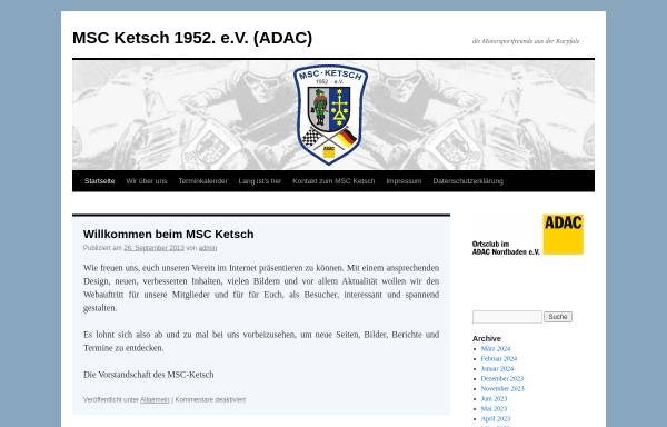Vorschau von www.msc-ketsch.de, Motor-Sport-Club Ketsch