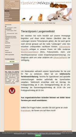Vorschau der mobilen Webseite www.tierarztpraxis-langenselbold.de, Tierarztpraxis Langenselbold