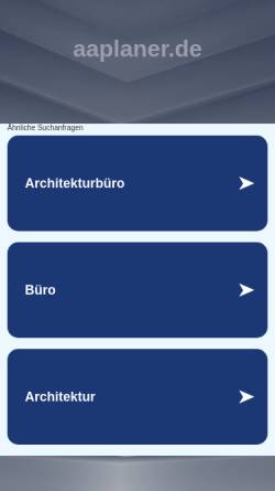 Vorschau der mobilen Webseite www.aaplaner.de, Architekturbüro aap; Recep Açıkgöz Mert-Yakup Afteni-Uslu