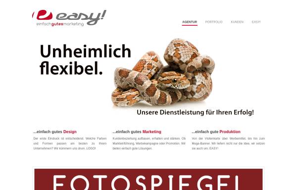 Vorschau von www.easy-pa.de, EASY! - Die Produktionsagentur