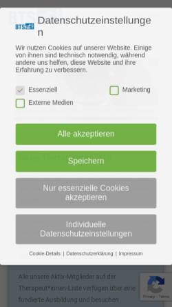 Vorschau der mobilen Webseite www.tierheilpraktikerverband.ch, Berufsverband der TierheilpraktikerInnen der Schweiz