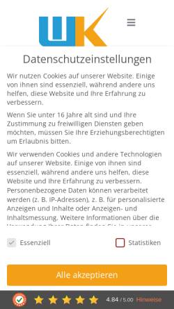Vorschau der mobilen Webseite www.kup-computer.de, Krüger & Partner