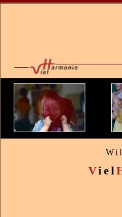 Vorschau der mobilen Webseite www.dievielharmonie.de, VielHarmonie e.V.
