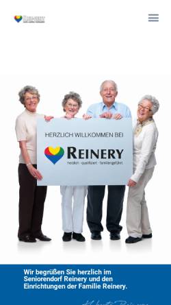 Vorschau der mobilen Webseite www.reinery.com, Reinery Alten- und Pflegeheim