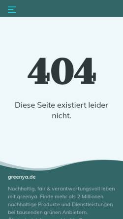 Vorschau der mobilen Webseite www.die-gruene-suchmaschine.de, Bio Suchmaschine