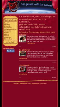 Vorschau der mobilen Webseite www.scusi.de, Schwelmer Theatergruppe Scusi